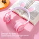 thumbnail image 4 of Auriculares Lindos Para Niños, Auriculares Para Niños Con Diseño De Orejas De Conejo Diadema Ajustable PC Y ABS Para La Escuela Para Dormitorios, 4 of 7