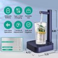 thumbnail image 2 of KLZO Intelligent ABS and 304 stainless steel Multifunctional 1-5 gal Desktop Water Dispenser, Blue, 2 of 18