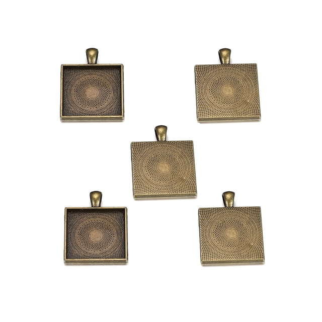 Collar Colgante Toystoory 5 Piezas Base de Joyería DIY Bronce