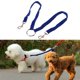 thumbnail image 2 of Nylon doble doble dos mascotas perros correa 2 vías acoplador caminar collar (azul) Tmvgtek Oficina Multiescena Multifunción, 2 of 8