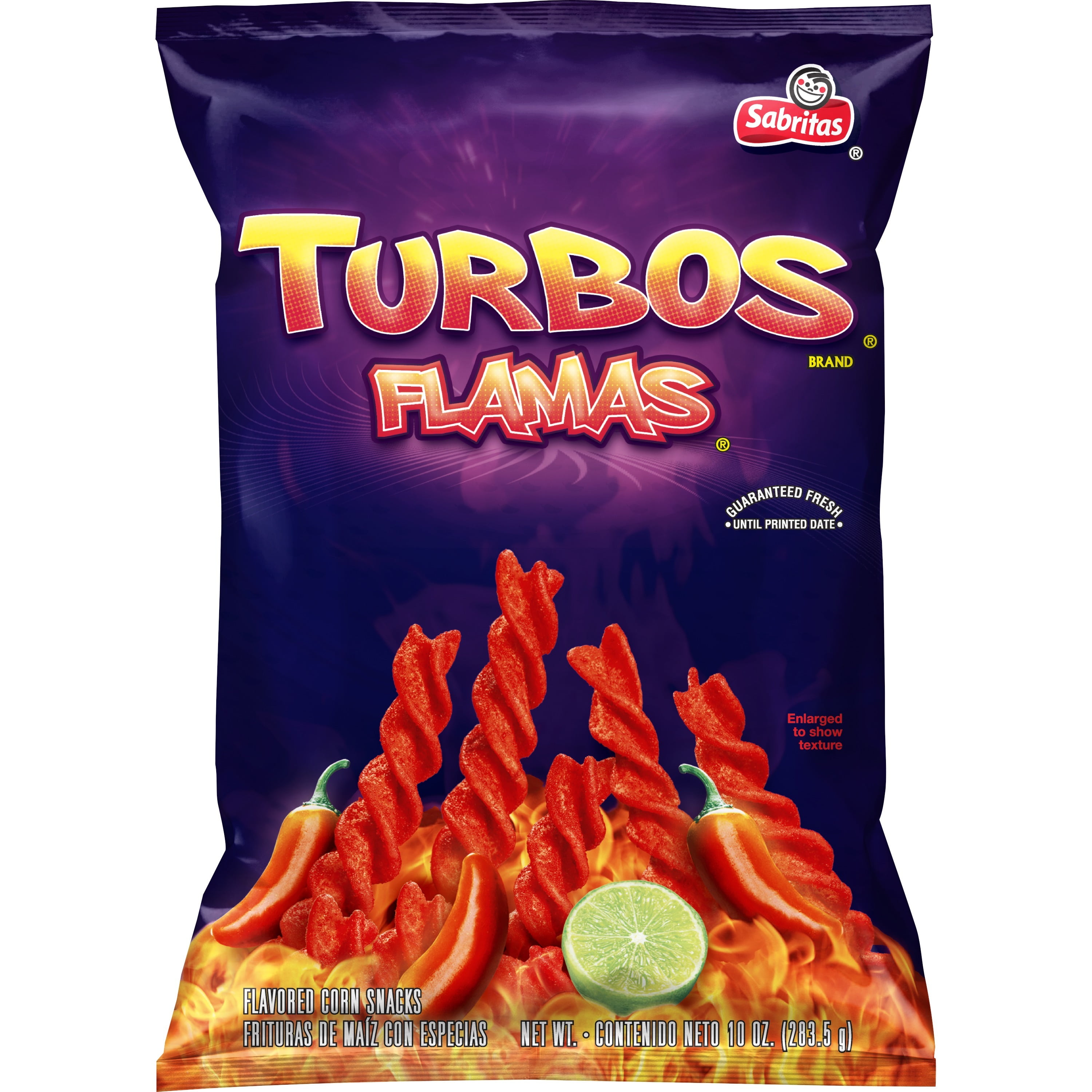 Sabritas Flavored Corn Snacks Turbos Flamas 10 Oz