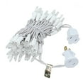 thumbnail image 3 of Novelty Lights Clear 50 Light Incandescent Mini Christmas String Lights White Wire 11 Feet, 3 of 7
