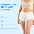 thumbnail image 4 of CARER Adult Diaper Cover for Incontinence Noiseless Leak-Protection Underwear Plastic Pants Waterproof Incontinence Underpants, 4 of 7