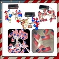 thumbnail image 2 of 3 Ft 10-LED Independence Day String Lights, 250th Anniversary Patriotic Outdoor Patio Festive Decorations for 4th of July,July 4th Decorations, 2 of 8