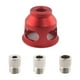 thumbnail image 1 of Kit de guía de broca autocentrante para plantilla de 6/8/10 mm, plantilla de espiga portátil de aluminio Rojo, 1 of 8