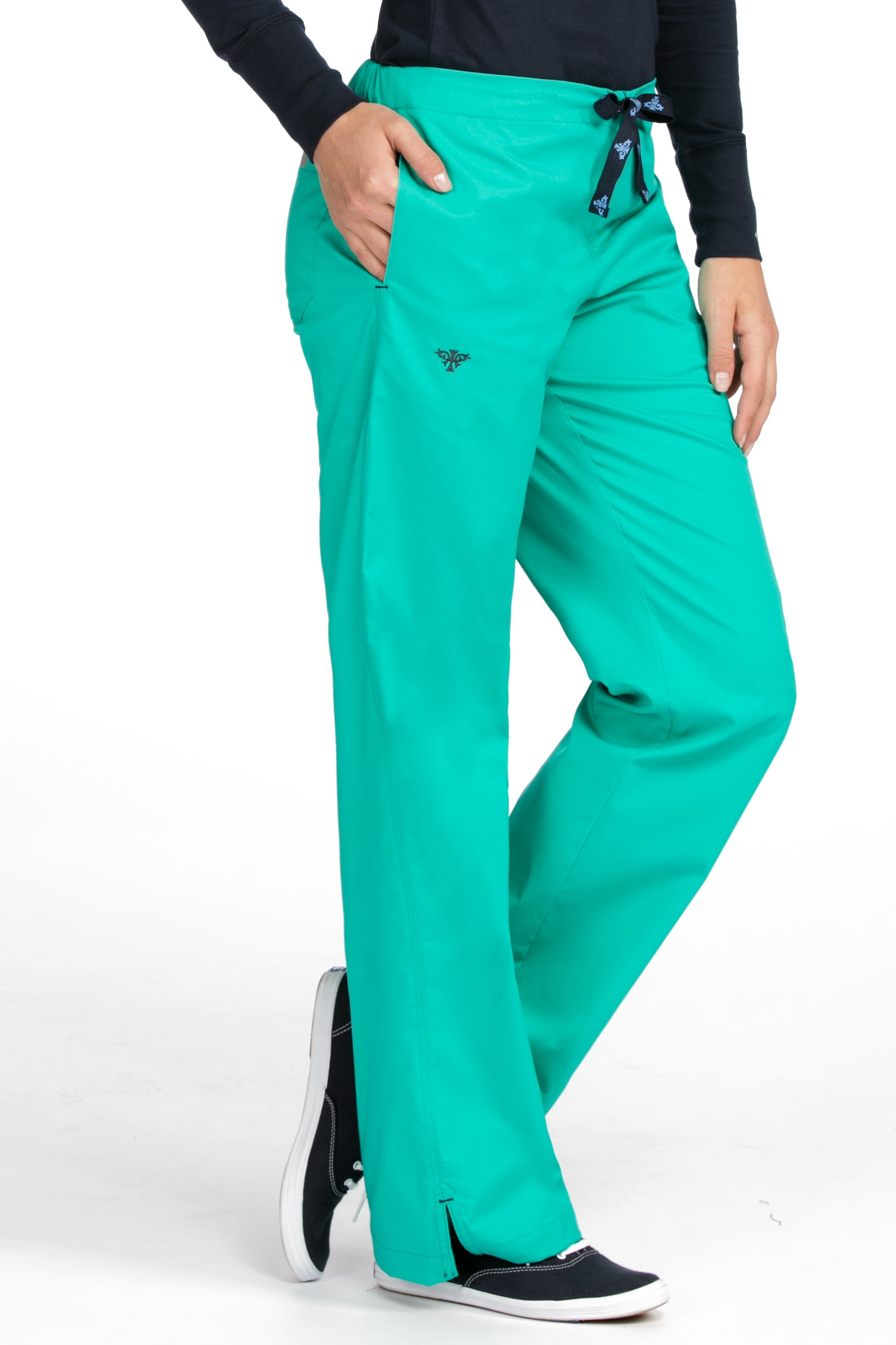 Med Couture Women's "Signature" 8705 Drawstring/Elastic 3 Pocket Scrub