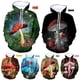 thumbnail image 4 of Sudadera con capucha con estampado 3D de hongos para hombre y mujer, sudadera con capucha de gran tamaño con estampado completo para primavera y otoño, ropa de diseñador para hombre, 4 of 5
