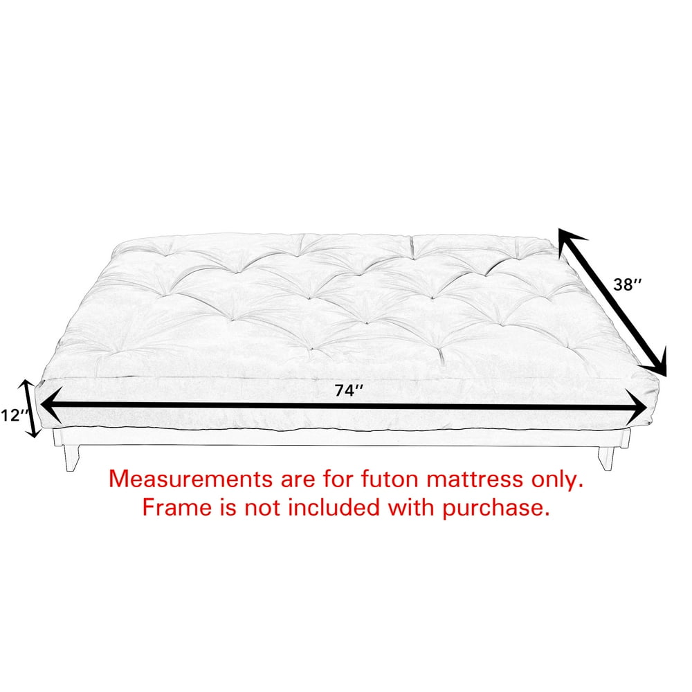 Twin Size 12inch Futon Mattress