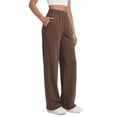 thumbnail image 3 of Fantaslook Womens Wide Leg Pants with Pockets High Waisted Casual Lounge Pants Work Office Pants, 3 of 8