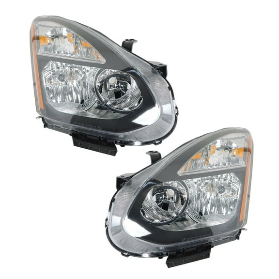 EPOTOOR Headlights Front Head Lamps Replacement for 2008 2009 2010 2011 2012 2013 Rogue S35 Headlight Assembly Pair Driver and Passenger Side