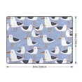 thumbnail image 2 of Area Rugs For Living Room Decor - seagulls blue Soft Anti Slip Throw Washable Rugs 5x7 For Bedroom, Indoor Carpet For Bedroom Living Room 80x58In, 2 of 7