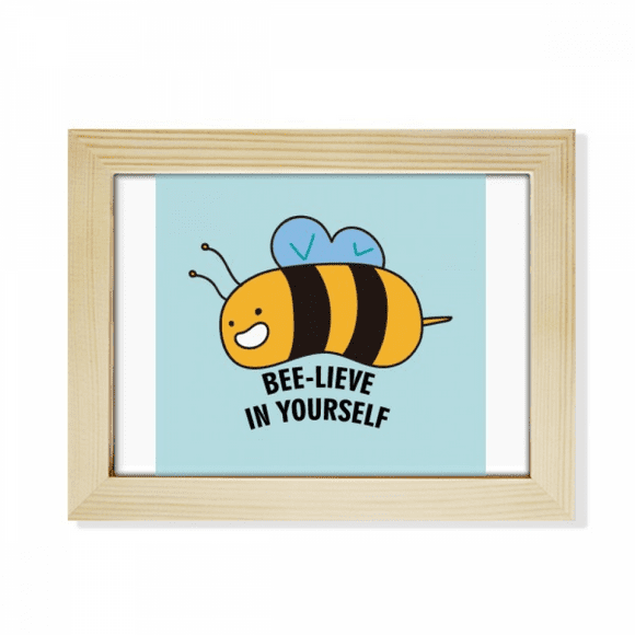 Bees Believe Group Dance Art Deco Fashion Desktop Photo Frame Picture Art Decoration Painting 6x8 inch