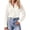 White, variant on Sundazz Women's Long Sleeve Blouses Lace Floral Crochet Button Down Shirts Dressy Casual Eyelet Tops