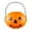 A-Orange, variant on HHBEAUTY Halloween Pumpkin Bucket, 5.7x8.4 inch Large Pumpkin Bucket Plastic Pumpkin Candy Bucket Halloween Candy Pail for Kids Halloween Candy Buckets Halloween Pumpkin Basket