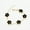 A-005 Black, variant on Luxury Designer Flower Bracelets Plum Blossom 18k Gold Plating Multicolor Bracelet for Women Jewelry In Bulk Gift for Girlfriend