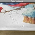thumbnail image 6 of Ambesonne Rowan Place Mats Set of 4, Christmas Bird Holly Pine, Standard Size, Multicolor, 6 of 6