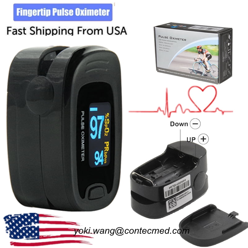 CONTEC Oximeter CMS50NA Digital SPO2 Pulse Heart Rate Monitor Machine, OLED