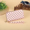 thumbnail image 1 of Cartera de mujer, cartera larga con doble cremallera esmerilada, cartera de mano con degradado de color, cartera para múltiples tarjetas, bolso de mujer, 1 of 6