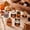 B, variant on Tepsmf Halloween Wooden Ornament Set 12 Pcs Vintage Hanging Cutouts with 6.6FT Rope for Garland Tree Decor