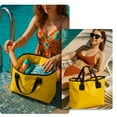 thumbnail image 6 of 2-in-1 Mesh Beach Bag Large Pool Handbags Lightweight Waterproof Women Mesh Tote for Swimming Pool Travel Work, 6 of 8