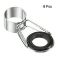 thumbnail image 3 of Unique Bargains 15mm Tube Dia Iron Fishing Rod Guide Repair Kit Line Ring Replacement, 8 Pack, 3 of 6