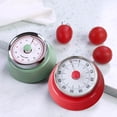 thumbnail image 1 of Xihbxyly Temporizador Magnético de Cocina, Cuenta Regresiva de 60 Minutos, Resorte Mecánico, Alarma de 75 Db, Fácil de Instalar, Acero Inoxidable y Abs, Colores Verde y Rojo, Tamaño Compacto, 7,2 X 3, 1 of 2