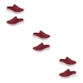 thumbnail image 4 of Sonducket 1 par de toboganes de cubierta de malla de estilo informal para mujer Zapatillas Transpirables Color Rojo Talla 38, 4 of 6