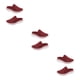 thumbnail image 2 of Zapatillas de malla Qarigey para Mujer Tacón Plano Color Rojo Talla 42, 2 of 6