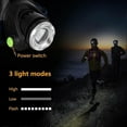 thumbnail image 4 of Lampe Frontale LED Puissante Rechargeable Torche Frontale Réglable 3 Modes Lampe Frontale LED avec Câble USB et 2 Batteries 18650, 4 of 5