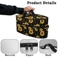 thumbnail image 5 of ZUXONGSY Sunflower Butterfly Print Steam Iron Case Portable Travel Iron Organizer Handheld Steamer Holder with Handle Waterproof Travel Case Iron Accessories, Case Only, 5 of 6