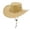 Multicolour, variant on HNMKIU British Style Suede Western Cowboy Rancher Hat Unisex Outdoor Adventure Headwear Khaki,M