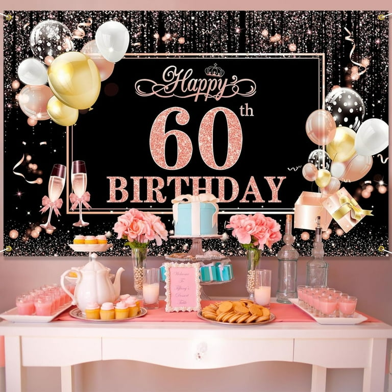60th birthday banner discount
