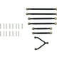 thumbnail image 2 of Eslabones de aleación de aluminio CNC Perfecl 133mm para Axial SCX24 90081 RC piezas de Negro, 2 of 4