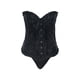 thumbnail image 5 of Body Corsé Gibobby de malla para mujer sobre busto estético con espalda abierta sin tirantes Negro M, 5 of 5