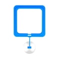 thumbnail image 2 of sunsanly Fish Feeder Ring Fixed Feeding Area Food Tray Suspension Plastic Aquarium Floating Fish Food Ring with Suction Cup for Guppy Betta Goldfish, 2 of 7