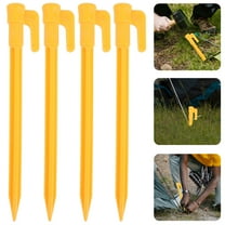 Sparsain 24 Pack Heavy Duty Plastic Tent Pegs Stakes for Outdoor Camping