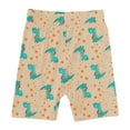thumbnail image 4 of LUOGENLI Boys Dinosaur Print T Shirt and Shorts Outfits Set for Casual Wear and Sports Outfits for Boys 2025 under 20 Light Yellow 4-5 Years, 4 of 4