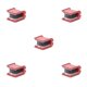 thumbnail image 1 of Bearachild Esponja Cepillo Depurador En forma de U Platos de cena Platos Herramienta de Mancha rápida Vajilla Removedor de fregado Gadget Rosa Rosado 5Conjunto, 1 of 6