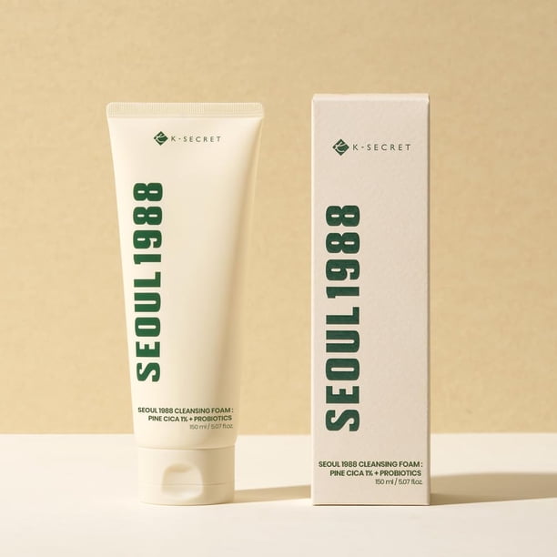 Espuma limpiadora K-SECRET SEOUL 1988 Pine Cica 1% + Probiotics 150 ml