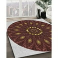 thumbnail image 3 of Ahgly Company Machine Washable Indoor Rectangle Transitional Red Area Rugs, 6' x 9', 3 of 7