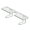 White 1pc, variant on KGJQ Sink Storage Rack Thickened ABS Waterproof Faucet Storage Organizer Vertical No Drilling Sink Space Saver Rack for Bathroom
