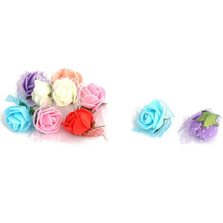 - Unique Bargains 10 Pcs Wedding Party Festival Rose Shaped DIY Simulated Artificial DIY Flower