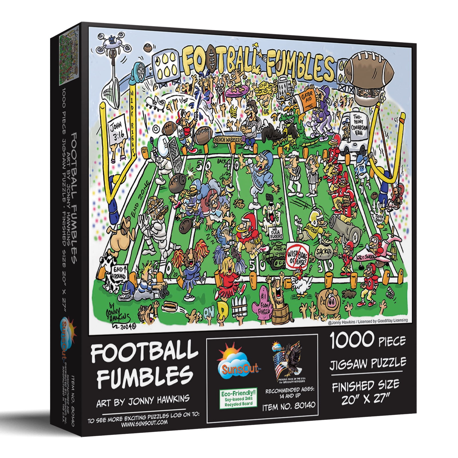 Heye Crazy World Cup 4000 Piece By Artist Guillermo Mordillo