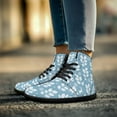 thumbnail image 2 of Psesaysky Leather Barefoot Shoes for Women Lace-Up Sneakers With Barefoot Sole Stylish Print Sneakers for Women, 2 of 7