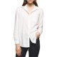 thumbnail image 1 of Camisa de algodón Calvin Klein para mujer Botones Blanco Grande, 1 of 1