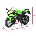 thumbnail image 5 of Motocicleta 2021 Ninja ZX-10R de metal fundido a escala 1/12, 5 of 5