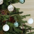 thumbnail image 6 of 22-Piece White Christmas Ornaments Collection, Shatterproof Plastic Xmas Tree Balls and Assorted Shapes for Holiday Decorating, Festive Home Accents, 6 of 6