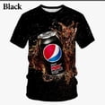 thumbnail image 2 of Camiseta De Verano Con Estampado 3d Pepsi Casual Manga Corta Para Hombres, 2 of 4