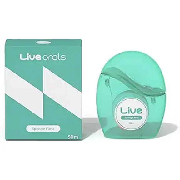 LiveOrals Soft Expanding Sponge Dental Floss