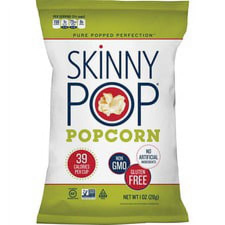 SkinnyPop Skinny Pop Popcorn - Non-GMO, Gluten-free, Dairy-free, Fat-free, Preservative-free - Original - 1 oz - 12 / Carton SkinnyPop Skinny Pop Popcorn - Non-GMO, Gluten-free, Dairy-free, Fat-free, Preservative-free - Original - 1 oz - 12 / Carton
